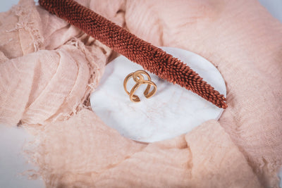 Amara - Ring - Edler aus Gold - 100% wasserfest, langlebig & stilvoll - Exklusiver Schmuck von Parisa.ch