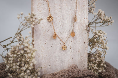 Amira - Halskette - Edler aus Gold - 100% wasserfest, langlebig & stilvoll - Exklusiver Schmuck von Parisa.ch