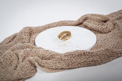 Amy 250315 - EC - AB - Edler aus Gold - 100% wasserfest, langlebig & stilvoll - Exklusiver Schmuck von Parisa.ch