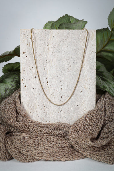 Anara - Halskette - Edler aus Gold - 100% wasserfest, langlebig & stilvoll - Exklusiver Schmuck von Parisa.ch