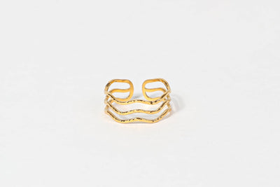Ariana - Ring - Edler aus Gold - 100% wasserfest, langlebig & stilvoll - Exklusiver Schmuck von Parisa.ch