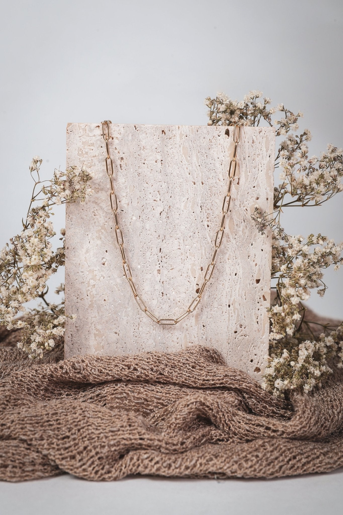 Arlette - Halskette - Edler aus Gold - 100% wasserfest, langlebig & stilvoll - Exklusiver Schmuck von Parisa.ch