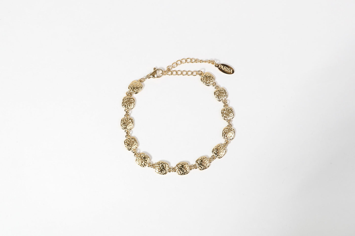Athena - Armkette - Edler aus Gold - 100% wasserfest, langlebig & stilvoll - Exklusiver Schmuck von Parisa.ch