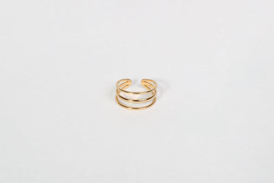 Calista - Ring - Edler aus Gold - 100% wasserfest, langlebig & stilvoll - Exklusiver Schmuck von Parisa.ch