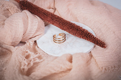 Calista - Ring - Edler aus Gold - 100% wasserfest, langlebig & stilvoll - Exklusiver Schmuck von Parisa.ch