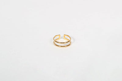 Cecilia - Ring - Edler aus Gold - 100% wasserfest, langlebig & stilvoll - Exklusiver Schmuck von Parisa.ch