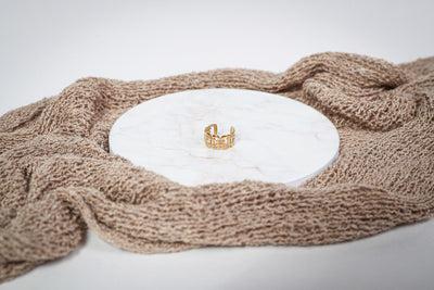 Eda 250502 - EC_AB - Edler aus Gold - 100% wasserfest, langlebig & stilvoll - Exklusiver Schmuck von Parisa.ch