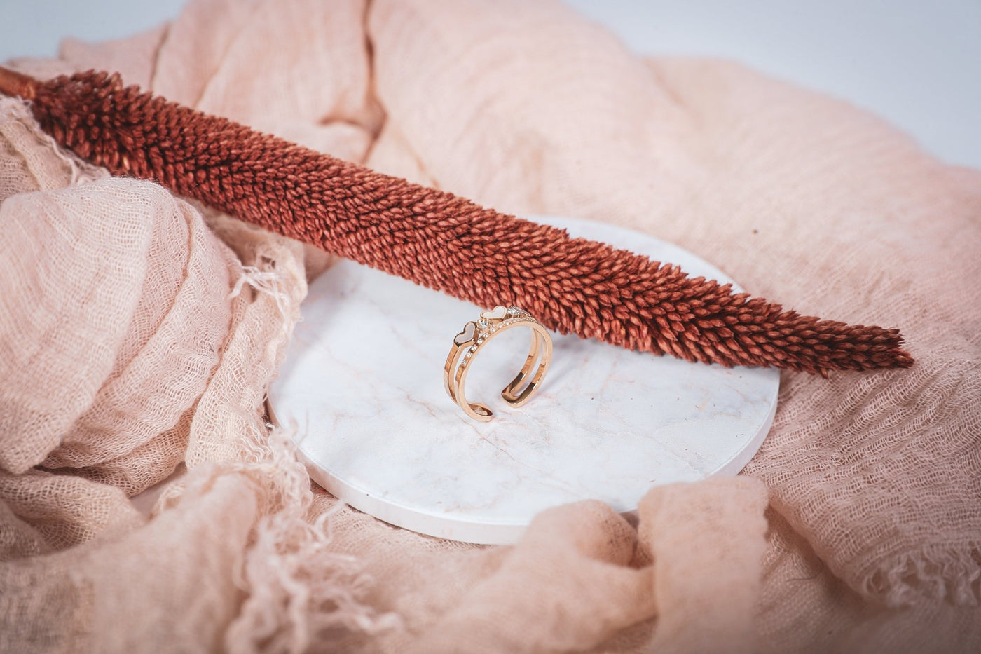 Elina - Ring - Edler aus Gold - 100% wasserfest, langlebig & stilvoll - Exklusiver Schmuck von Parisa.ch