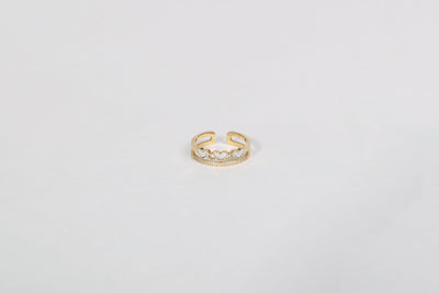 Elina - Ring - Edler aus Gold - 100% wasserfest, langlebig & stilvoll - Exklusiver Schmuck von Parisa.ch
