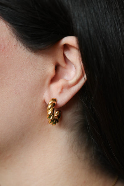 Elodie - Ohrringe - Edler aus 1 Single Piece - 100% wasserfest, langlebig & stilvoll - Exklusiver Schmuck von Parisa.ch