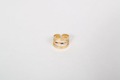 Genevieve - Ring - Edler aus Gold - 100% wasserfest, langlebig & stilvoll - Exklusiver Schmuck von Parisa.ch