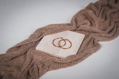 Ghazal - Ohrringe - Edler aus 3.5cm - 100% wasserfest, langlebig & stilvoll - Exklusiver Schmuck von Parisa.ch