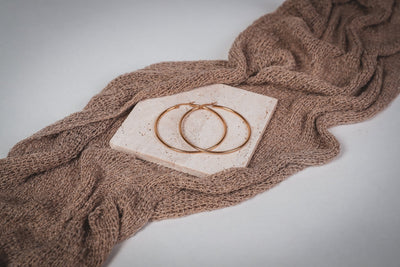 Ghazal - Ohrringe - Edler aus 5.5cm - 100% wasserfest, langlebig & stilvoll - Exklusiver Schmuck von Parisa.ch