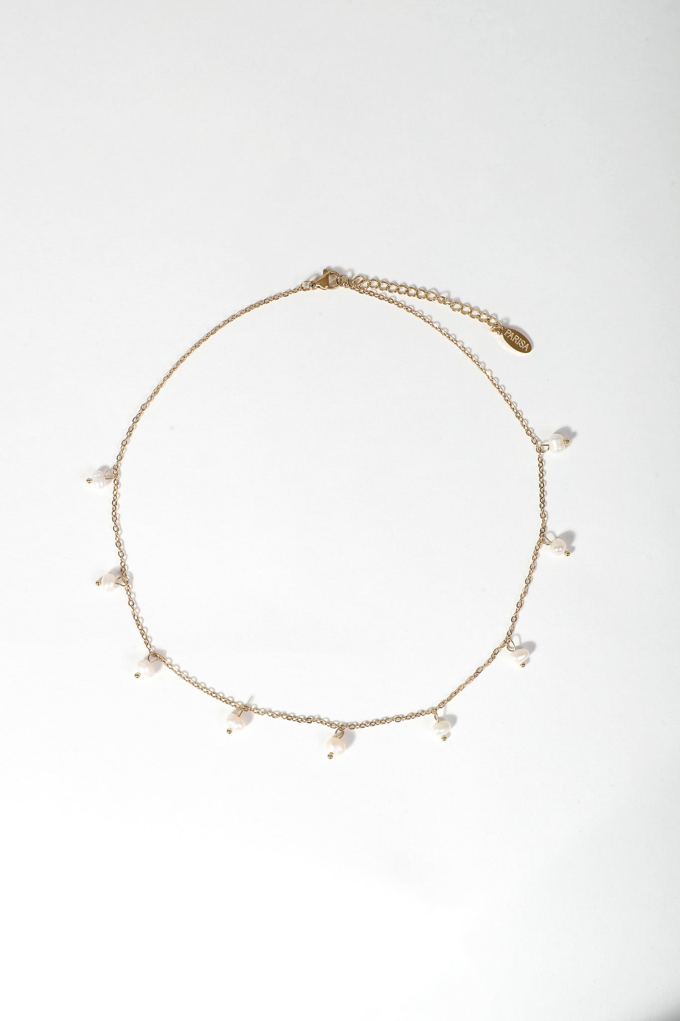 Iliana - Halskette - Edler aus Gold - 100% wasserfest, langlebig & stilvoll - Exklusiver Schmuck von Parisa.ch