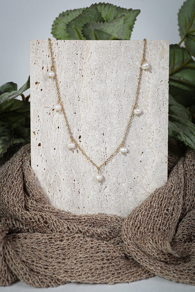 Iliana - Halskette - Edler aus Gold - 100% wasserfest, langlebig & stilvoll - Exklusiver Schmuck von Parisa.ch
