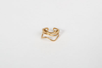 Kiana - Ring - Edler aus Gold - 100% wasserfest, langlebig & stilvoll - Exklusiver Schmuck von Parisa.ch