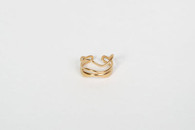 Kiana - Ring - Edler aus Gold - 100% wasserfest, langlebig & stilvoll - Exklusiver Schmuck von Parisa.ch