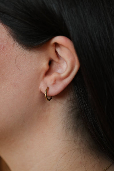 Knochen - Ohrringe - Edler aus 1 Single Piece - 100% wasserfest, langlebig & stilvoll - Exklusiver Schmuck von Parisa.ch