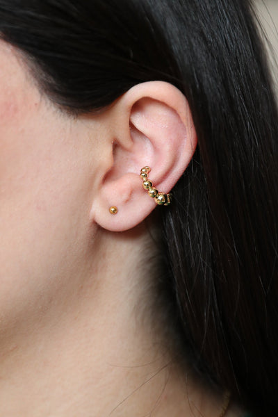 May - Earcuff - Edler aus Gold - 100% wasserfest, langlebig & stilvoll - Exklusiver Schmuck von Parisa.ch
