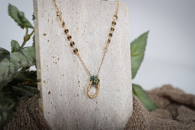 Mehrin - Halskette - Edler aus Gold - 100% wasserfest, langlebig & stilvoll - Exklusiver Schmuck von Parisa.ch