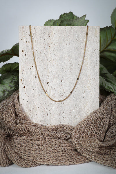 Meira - Halskette - Edler aus Gold - 100% wasserfest, langlebig & stilvoll - Exklusiver Schmuck von Parisa.ch