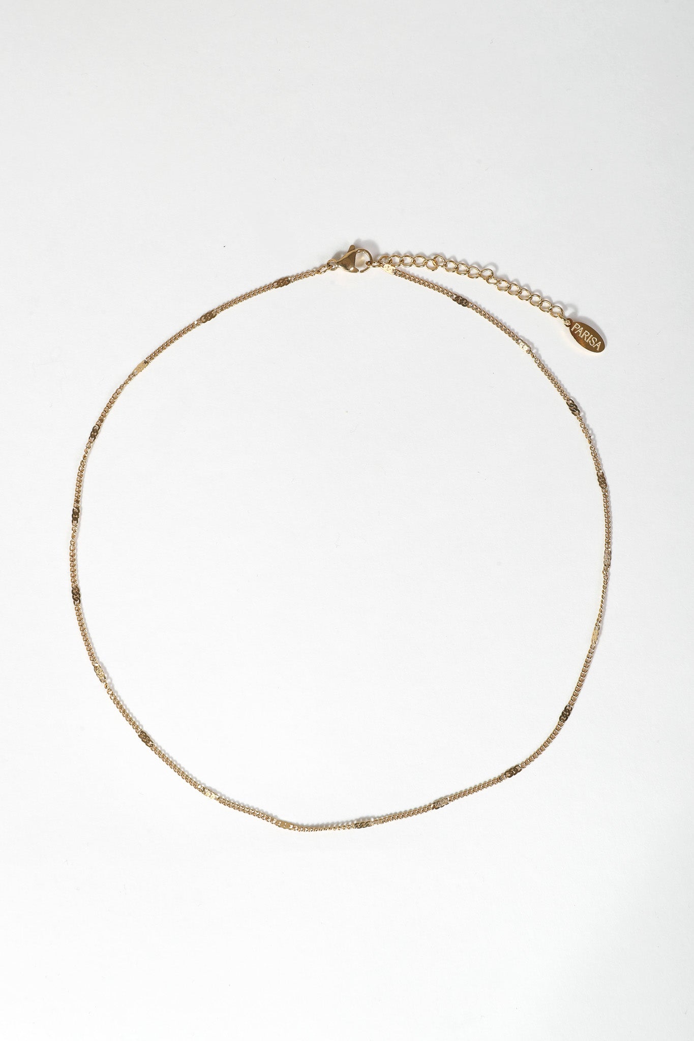 Meira - Halskette - Edler aus Gold - 100% wasserfest, langlebig & stilvoll - Exklusiver Schmuck von Parisa.ch