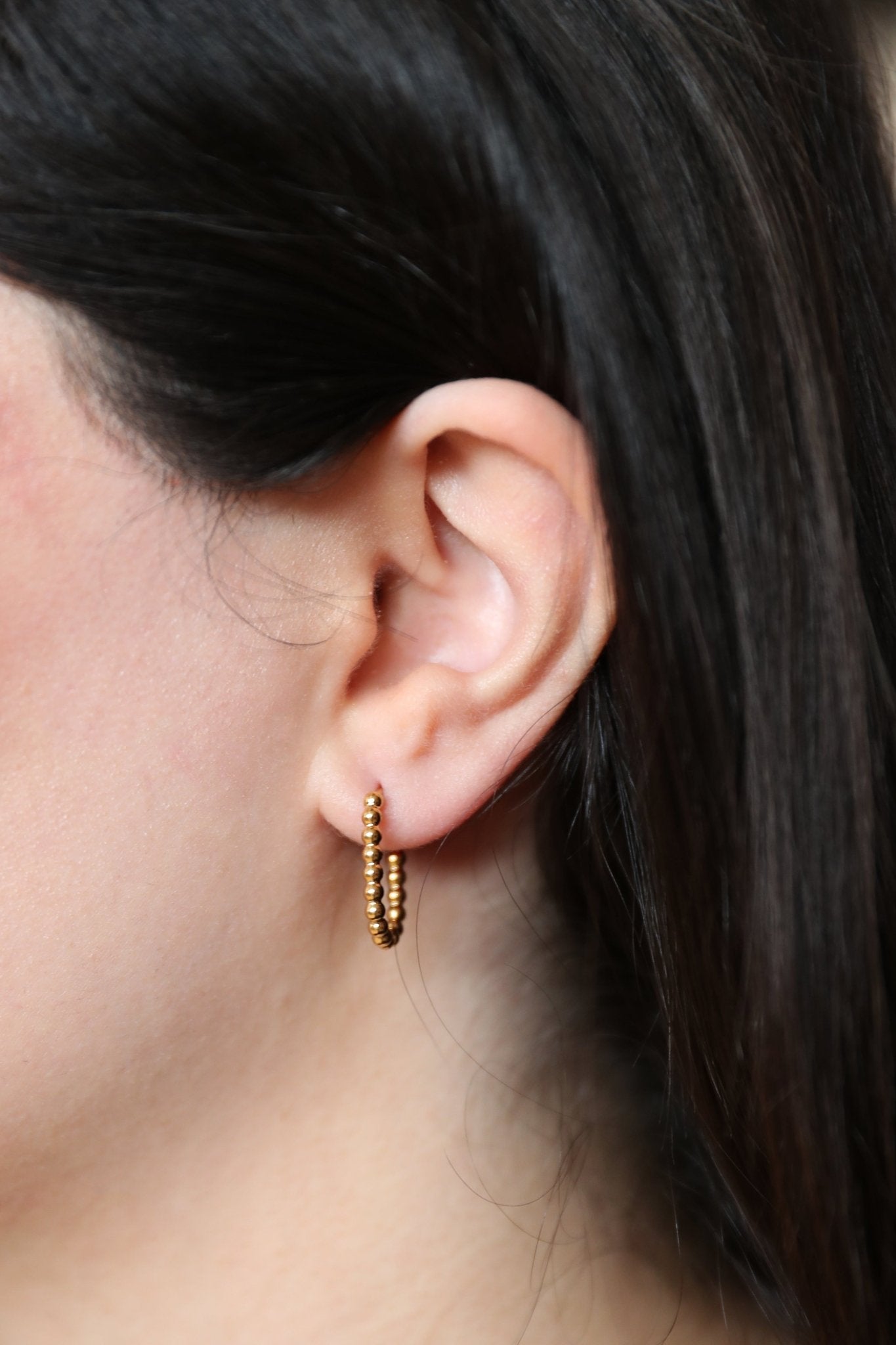 Melika - Ohrring - Edler aus 1 Single Piece - 100% wasserfest, langlebig & stilvoll - Exklusiver Schmuck von Parisa.ch