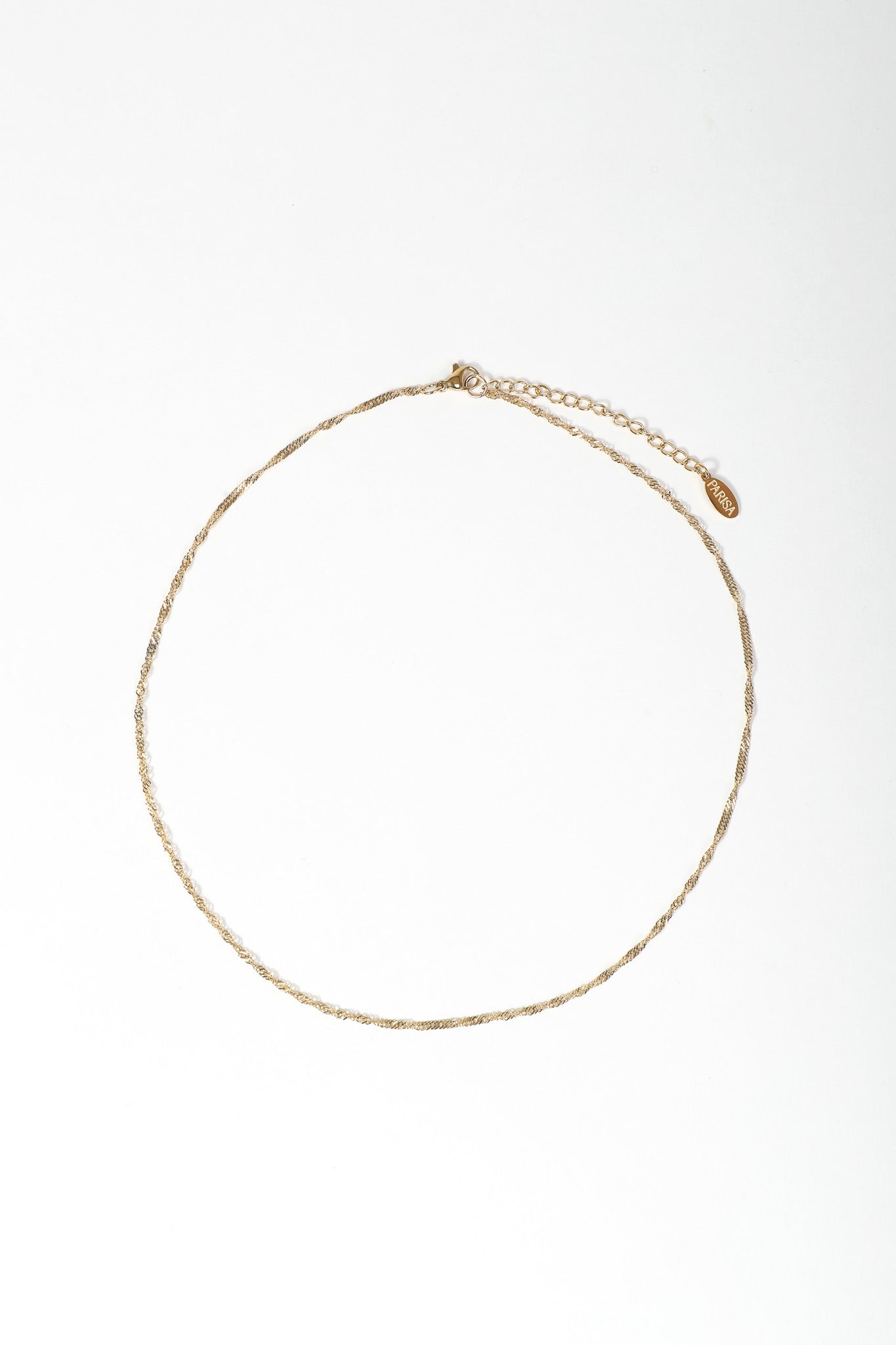 Melina - Halskette - Edler aus Gold - 100% wasserfest, langlebig & stilvoll - Exklusiver Schmuck von Parisa.ch