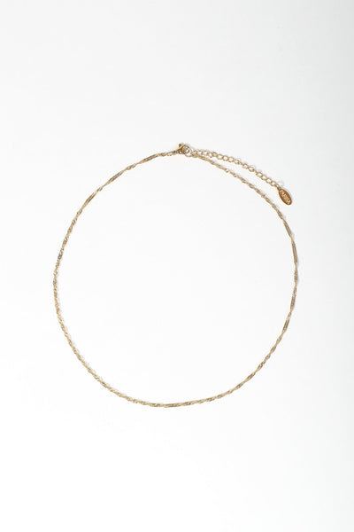 Melina - Halskette - Edler aus Gold - 100% wasserfest, langlebig & stilvoll - Exklusiver Schmuck von Parisa.ch