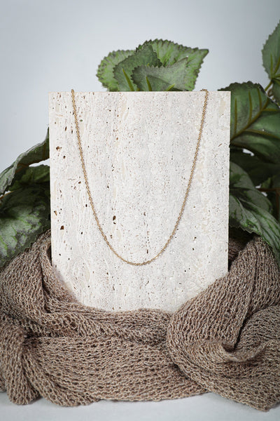 Mina - Halskette - Edler aus Gold - 100% wasserfest, langlebig & stilvoll - Exklusiver Schmuck von Parisa.ch