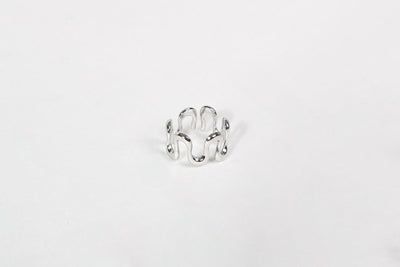 Nerissa - Ring - Edler aus Silver - 100% wasserfest, langlebig & stilvoll - Exklusiver Schmuck von Parisa.ch