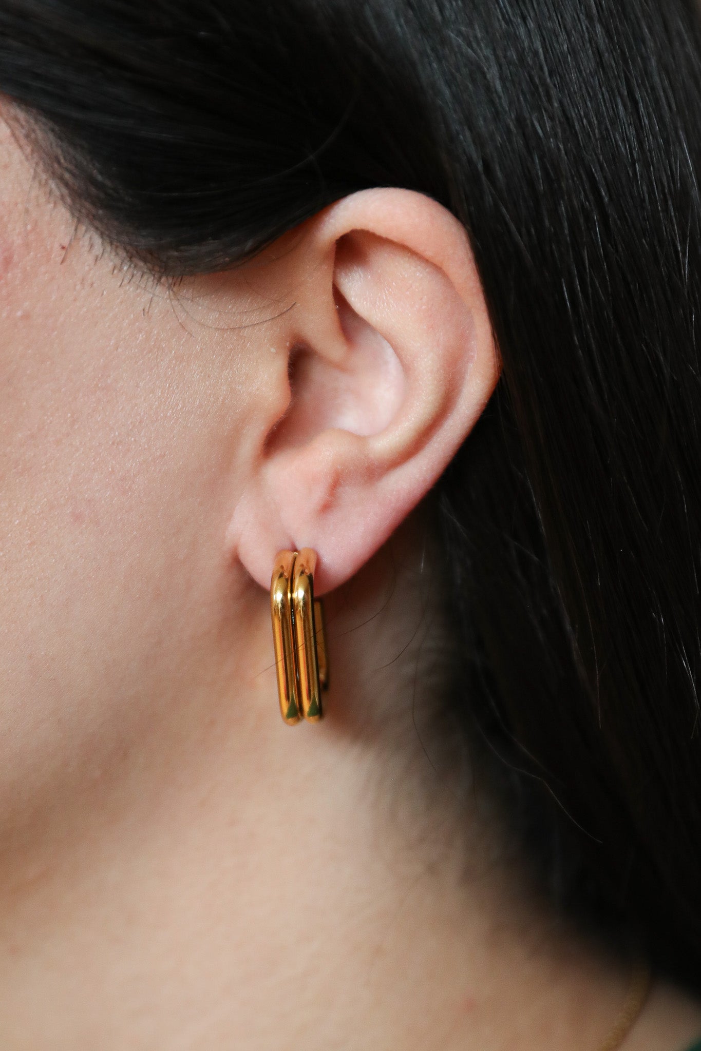 Nilou - Ohrringe - Edler aus 1 Single Piece - 100% wasserfest, langlebig & stilvoll - Exklusiver Schmuck von Parisa.ch