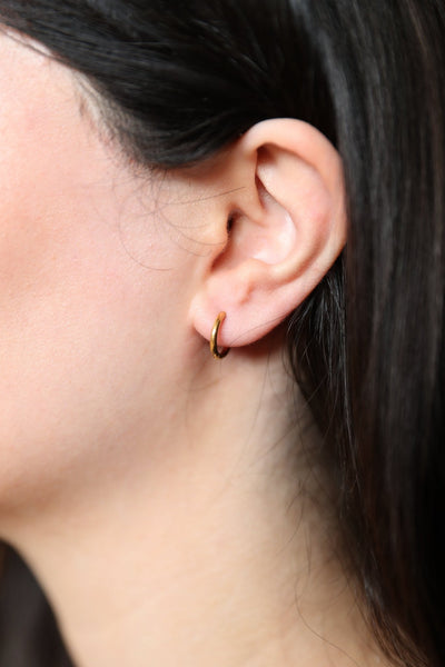 Nima - Ohrringe - Edler aus 1.2cm - 100% wasserfest, langlebig & stilvoll - Exklusiver Schmuck von Parisa.ch