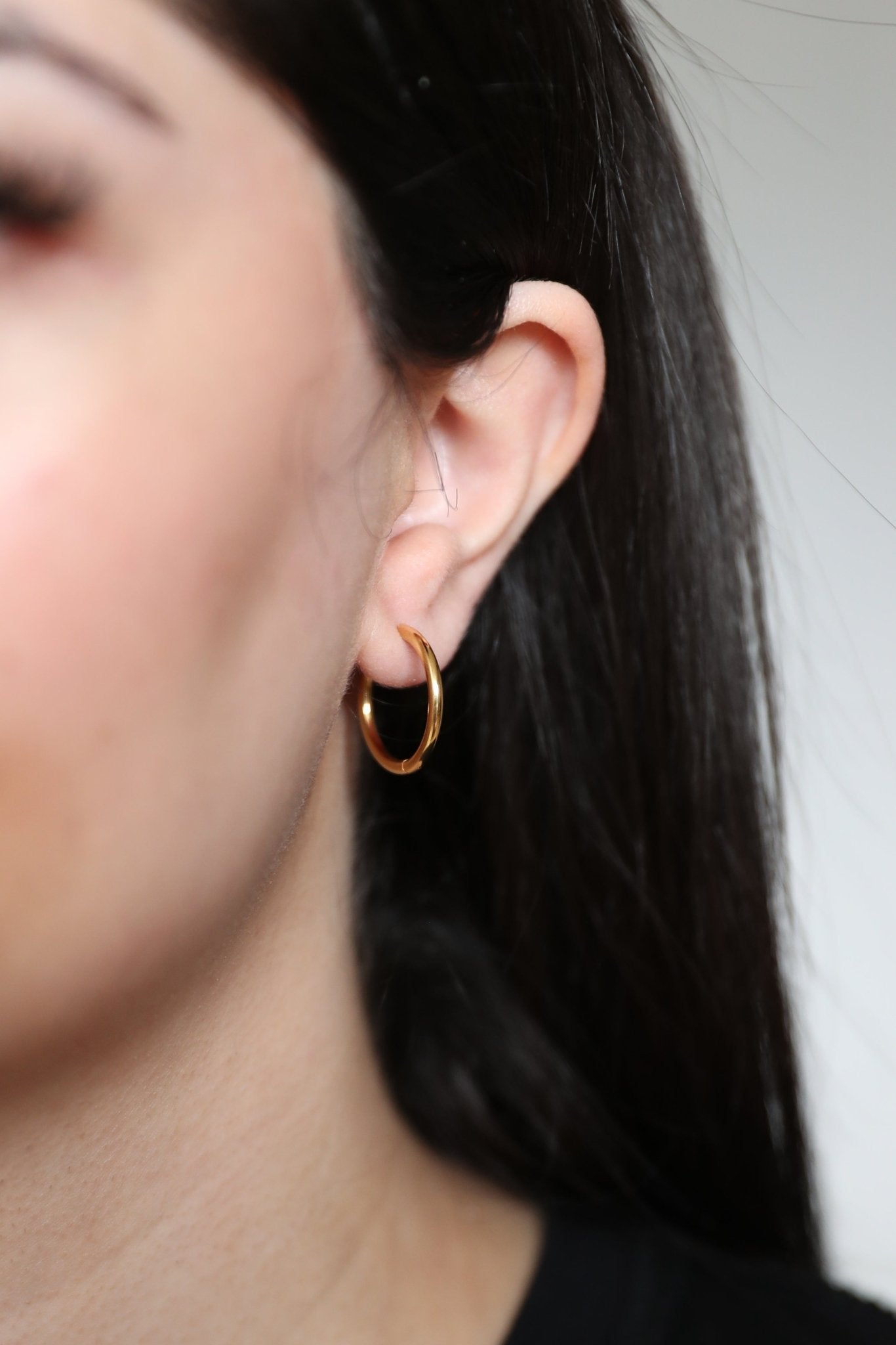 Nima - Ohrringe - Edler aus 2.0cm - 100% wasserfest, langlebig & stilvoll - Exklusiver Schmuck von Parisa.ch
