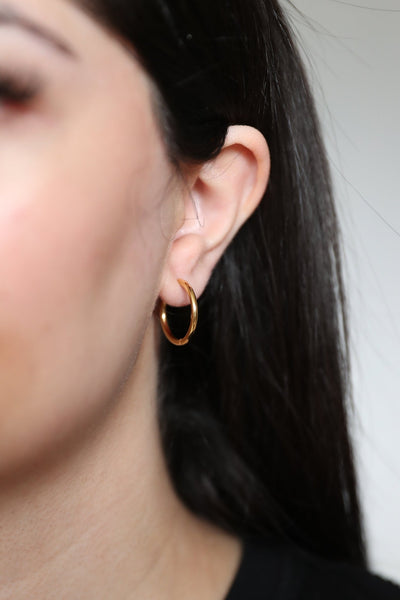 Nima - Ohrringe - Edler aus 2.0cm - 100% wasserfest, langlebig & stilvoll - Exklusiver Schmuck von Parisa.ch
