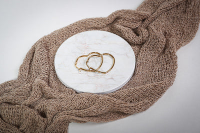 Noemi - Ohrringe - Edler aus 1 Single Piece - 100% wasserfest, langlebig & stilvoll - Exklusiver Schmuck von Parisa.ch