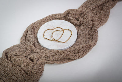 Noemi - Ohrringe - Edler aus 1 Single Piece - 100% wasserfest, langlebig & stilvoll - Exklusiver Schmuck von Parisa.ch