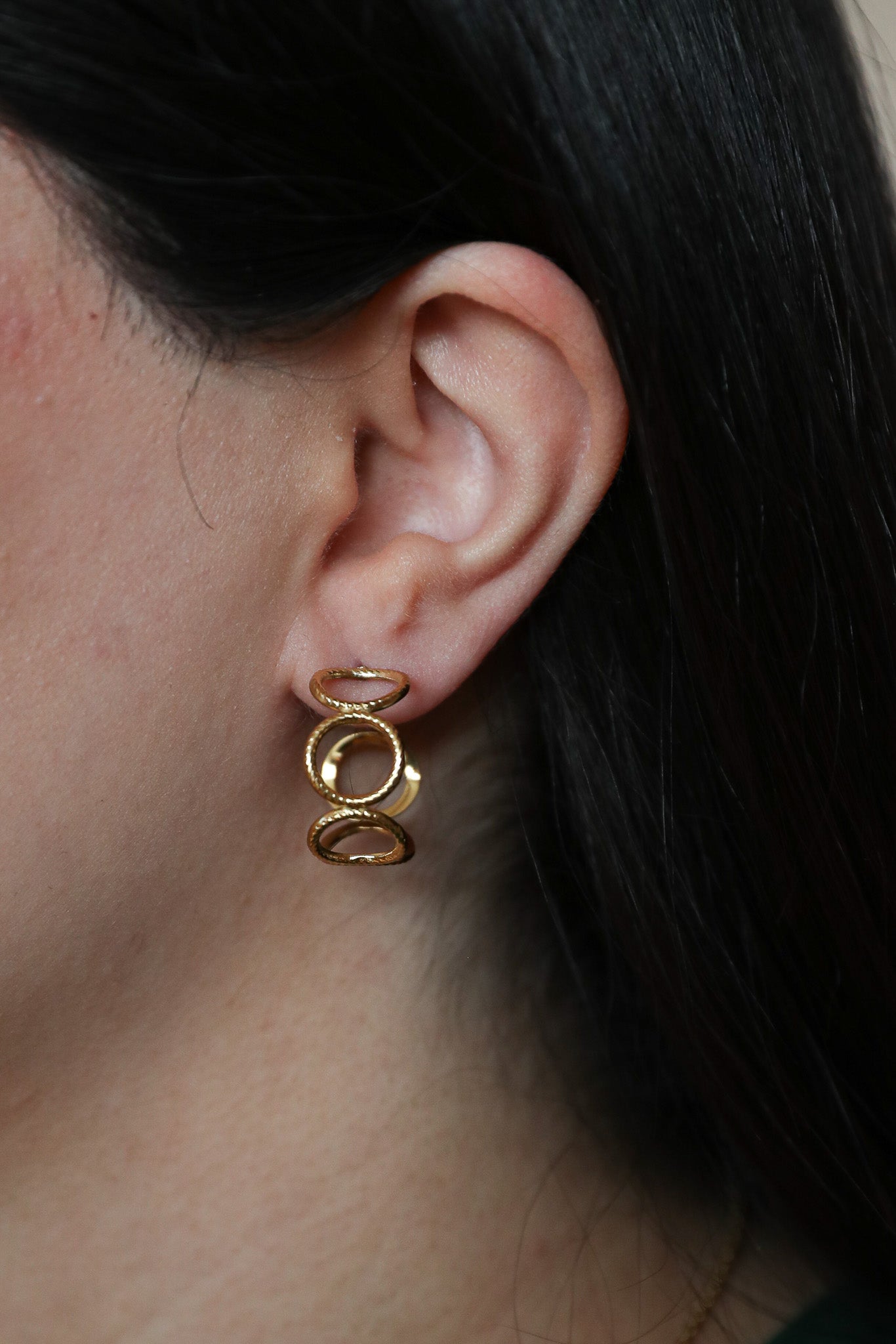 Seraphina - Ohrringe - Edler aus 1 Single Piece - 100% wasserfest, langlebig & stilvoll - Exklusiver Schmuck von Parisa.ch