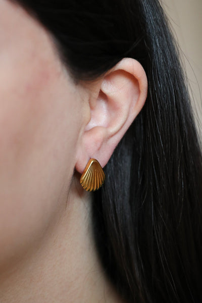Shelly Big - Ohrstecker - Edler aus 1 Single Piece - 100% wasserfest, langlebig & stilvoll - Exklusiver Schmuck von Parisa.ch