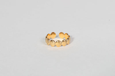 Shelly small - Ring - Edler aus Gold - 100% wasserfest, langlebig & stilvoll - Exklusiver Schmuck von Parisa.ch