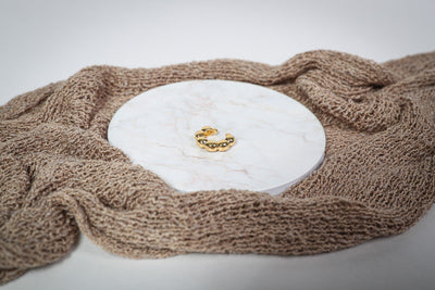 Zoe 250508 - EC_AB - Edler aus Gold - 100% wasserfest, langlebig & stilvoll - Exklusiver Schmuck von Parisa.ch