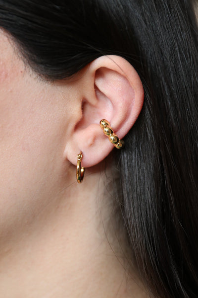 Zoe - Earcuff - Edler aus Gold - 100% wasserfest, langlebig & stilvoll - Exklusiver Schmuck von Parisa.ch