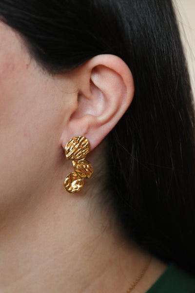 Zorina - Ohrstecker - Edler aus 1 Single Piece - 100% wasserfest, langlebig & stilvoll - Exklusiver Schmuck von Parisa.ch
